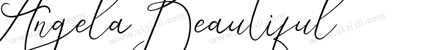 Angela Beautiful字体转换